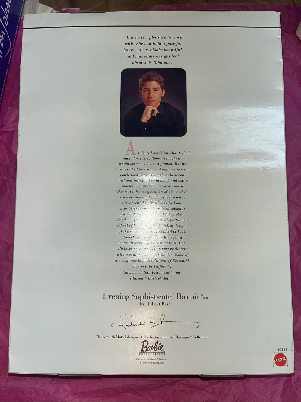 1997 Evening Sophisticate Barbie from the Classique Collection NRFB